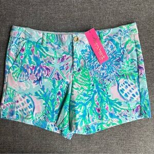NWT Lilly Pulitzer 5" Callahan Knit Shorts Amethyst Tint Craysea 001273 Sz 10